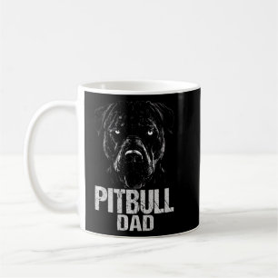 Pitbull Pappa DogDog för Hundägare Kaffemugg