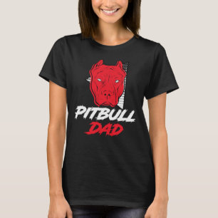 Pitbull Pappa Funny Pitbull T Shirt