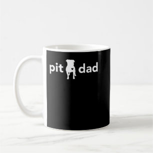 Pitbull Pappa Funny T-shirt för Pit Bull Älskare o Kaffemugg