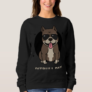 Pitbull Pappa Hundar T Shirt