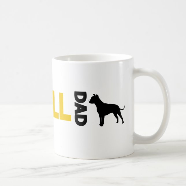 Pitbull pappa kaffemugg (Höger)