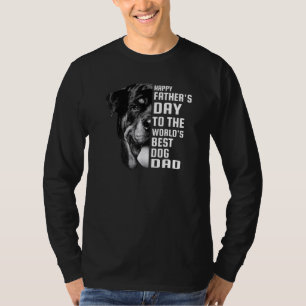 Pitbull Pappa Lycklig Fars dag till världens bästa T Shirt