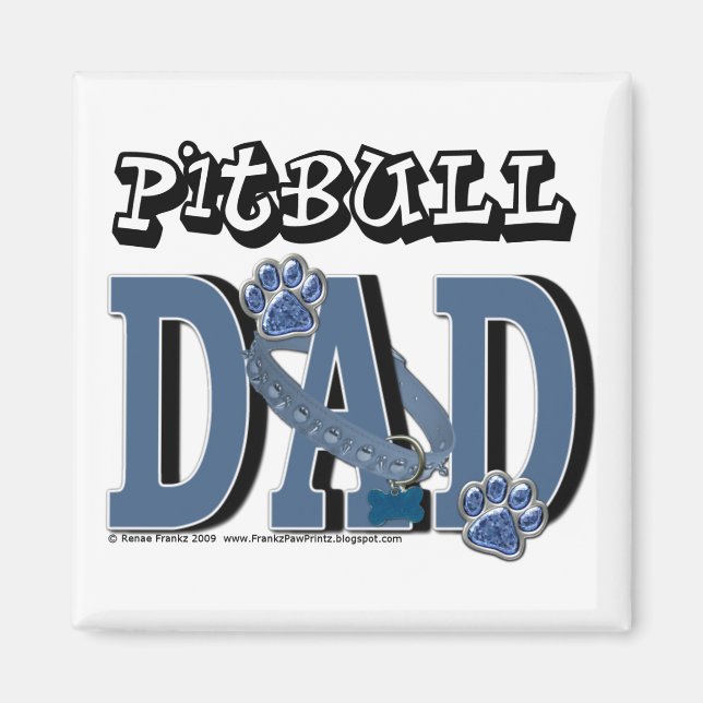 Pitbull PAPPA Magnet (Framsidan)