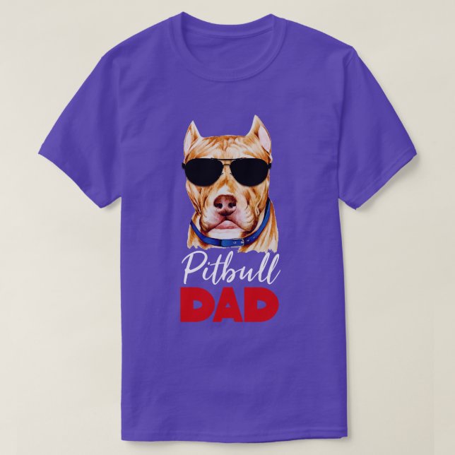 Pitbull Pappa T Shirt (Design framsida)