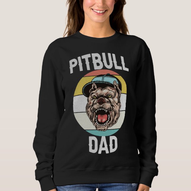 Pitbull Pappa T Shirt (Framsida)