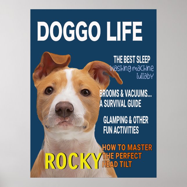 Pitbull Parody Magazine Cover Poster (Framsidan)