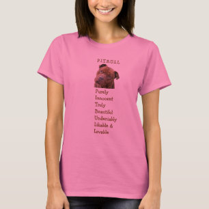 Pitbull personlighetsT-tröja T-shirt