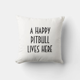 PITBULL PILLOW KUDDE