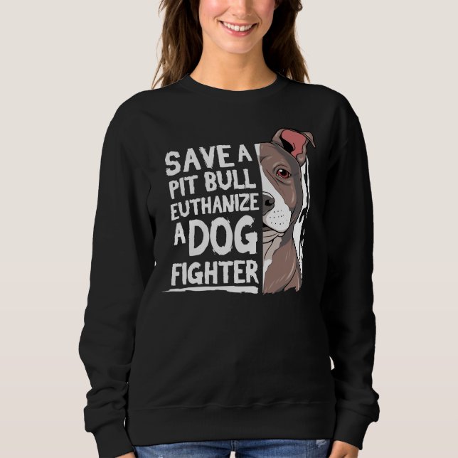 Pitbull Pit Bull Terrier Spara A Pitbull T Shirt (Framsida)