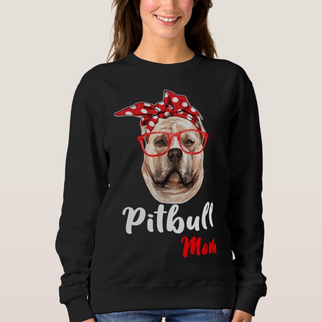 Pitbull Pitbull Mamma Pitbull Mamma Pitbull Hund P T Shirt (Framsida)