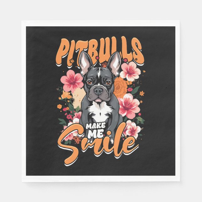 Pitbull Pitbulls Pappersservett (Framsidan)