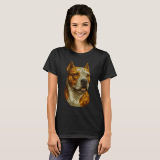 Pitbull Porträtt T Shirt