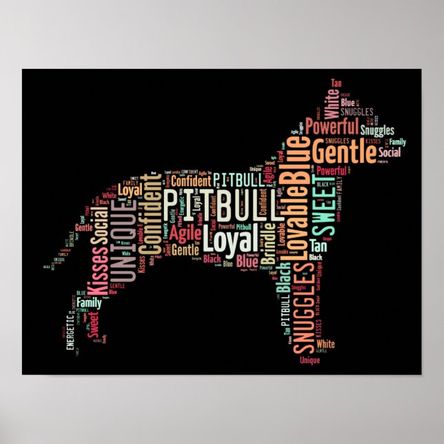 Pitbull Poster (Framsidan)
