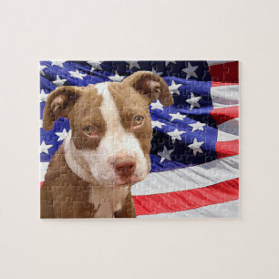 Pitbull puppy pussel