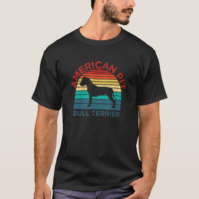 Pitbull Quote American Pit Bull Terrier Coola Hund T Shirt (Framsida)