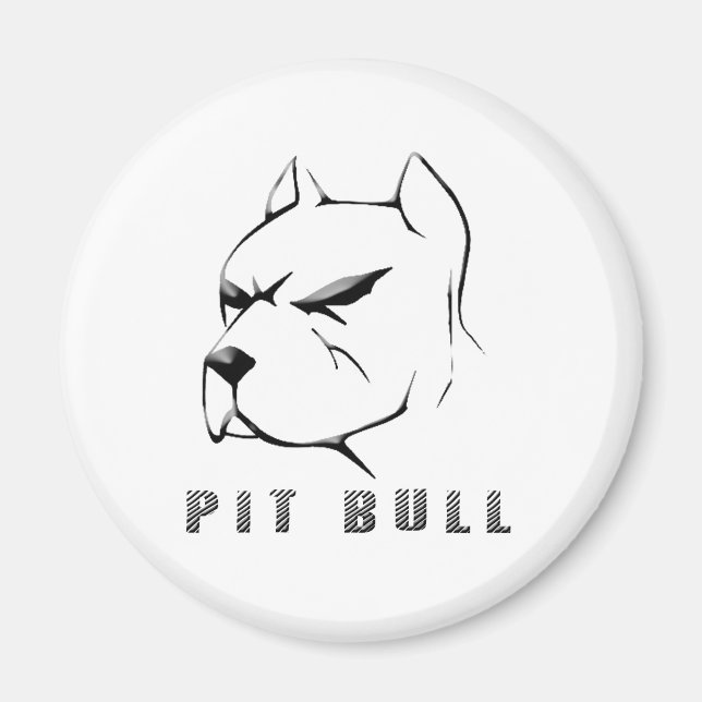 Pitbull rita magnet (Framsidan)