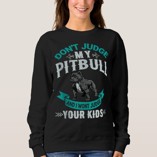 Pitbull Rolig hund Breed Don Domare My Pitbull Tan T Shirt (Framsida)