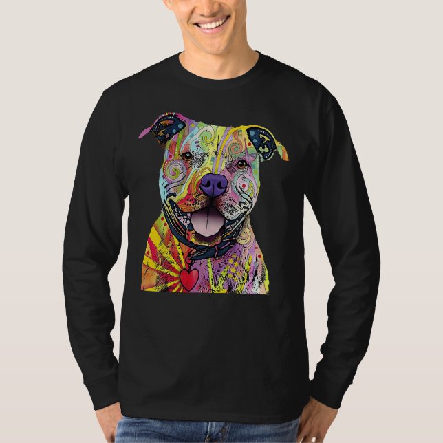 Pitbull S-färgkulor 229 T Shirt (Framsida)