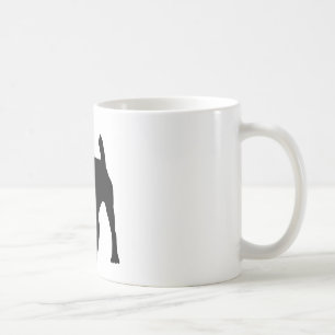 Pitbull Silhouette Kaffemugg