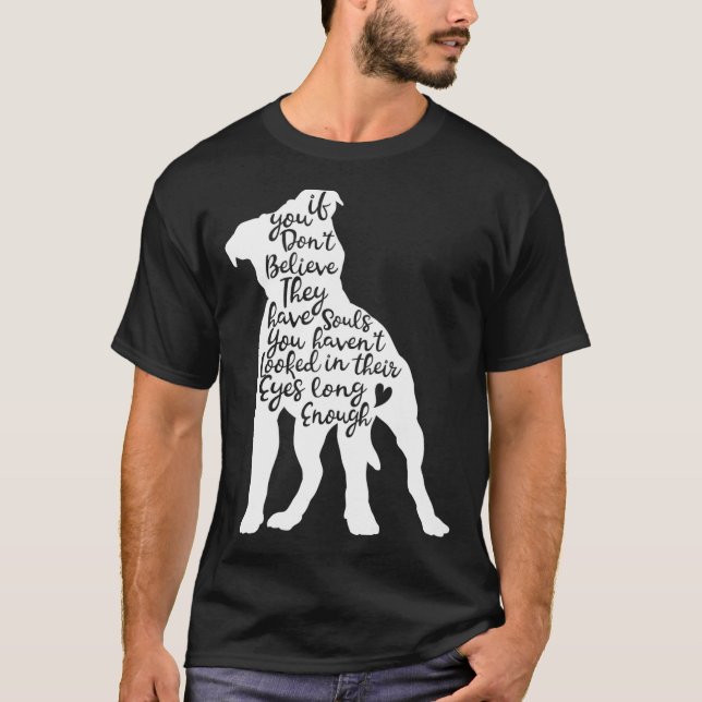 Pitbull Souls Rädding Res Pit Bull Älskare Cute T Shirt (Framsida)