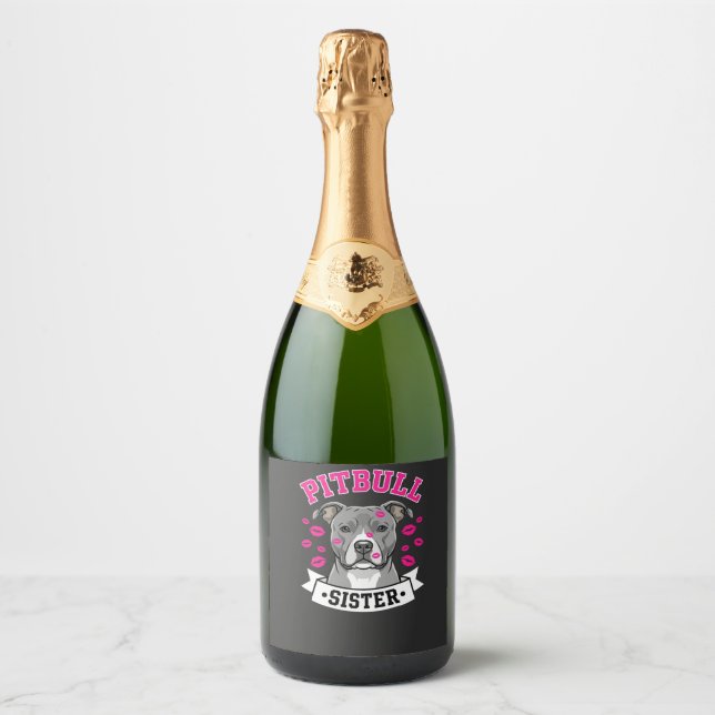 Pitbull syster hundälskare vektor design (Framsida)