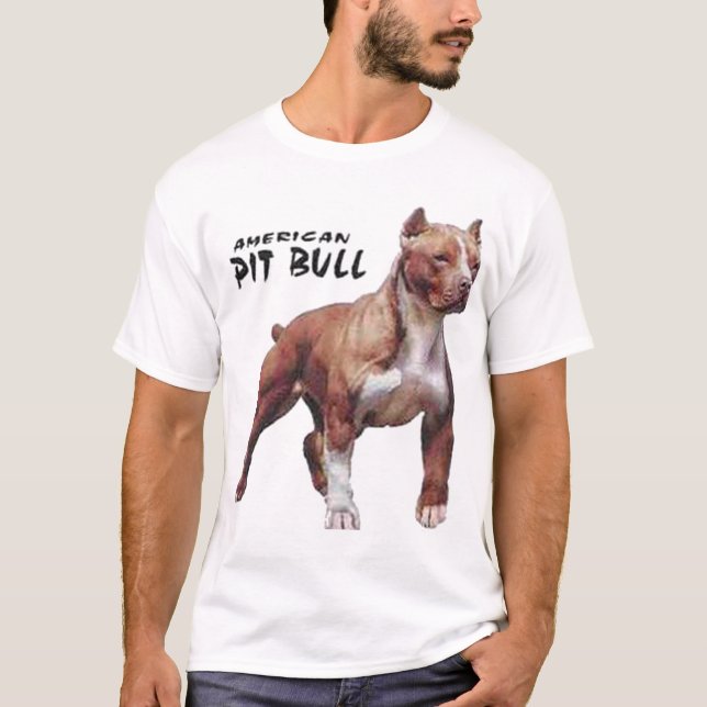 pitbull t shirt (Framsida)