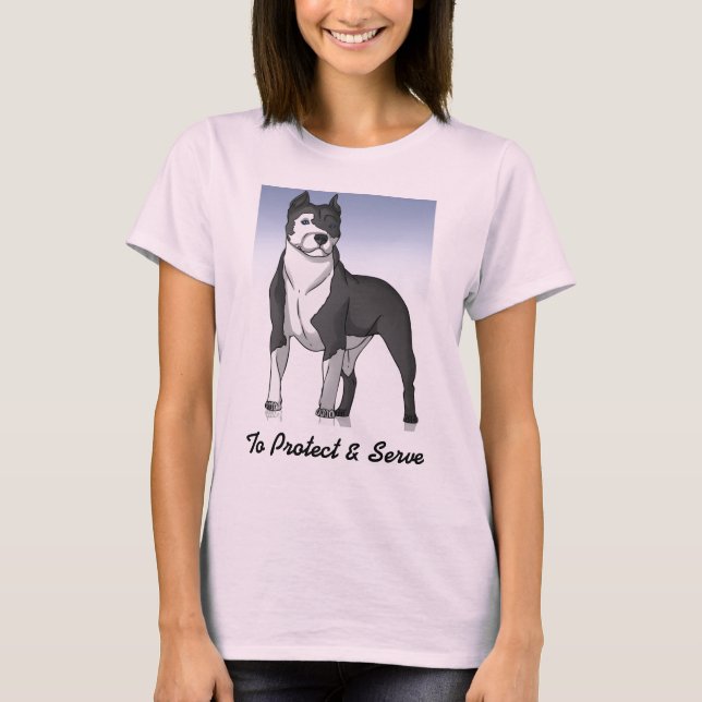 PITBULL-T-TRÖJA TEE SHIRT (Framsida)