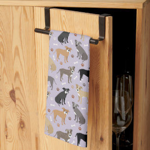 Pitbull Tass och Bones Kitchen Towel Kökshandduk