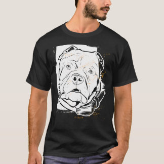Pitbull Terrier Fearless-Hund T Shirt