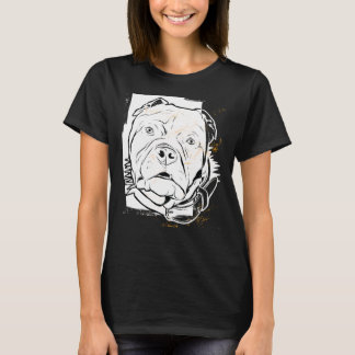 Pitbull Terrier Fearless-Hund T Shirt