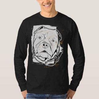 Pitbull Terrier Fearless-Hund T Shirt