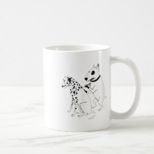 Pitbull Terrier Hund Animal Dalmatian Tattoo Puppy Kaffemugg