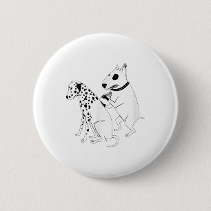 Pitbull Terrier Hund Animal Dalmatian Tattoo Puppy Knapp