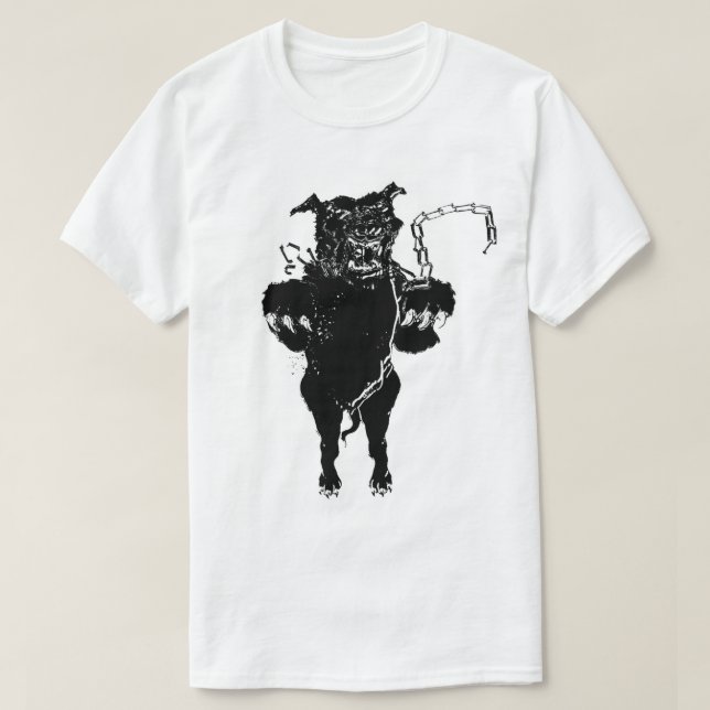 Pitbull Thuggin T Shirt (Design framsida)