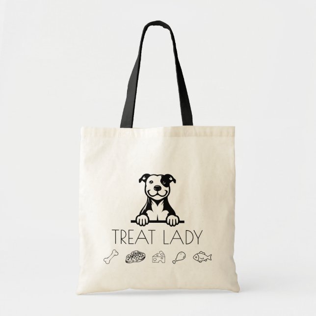 Pitbull "Treat Lady" Tygkasse (Framsidan)