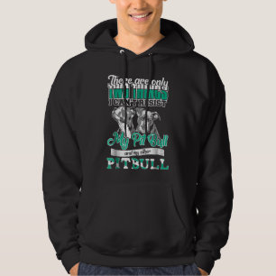 Pitbull Two Sak Cant Resistt my 2 Pit Bull Dogs Hoodie