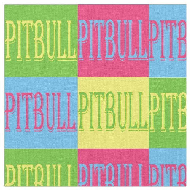 Pitbull tyg (Närbild)