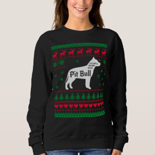 Pitbull Ugly jul Sweater Julafton Pitbull T Shirt