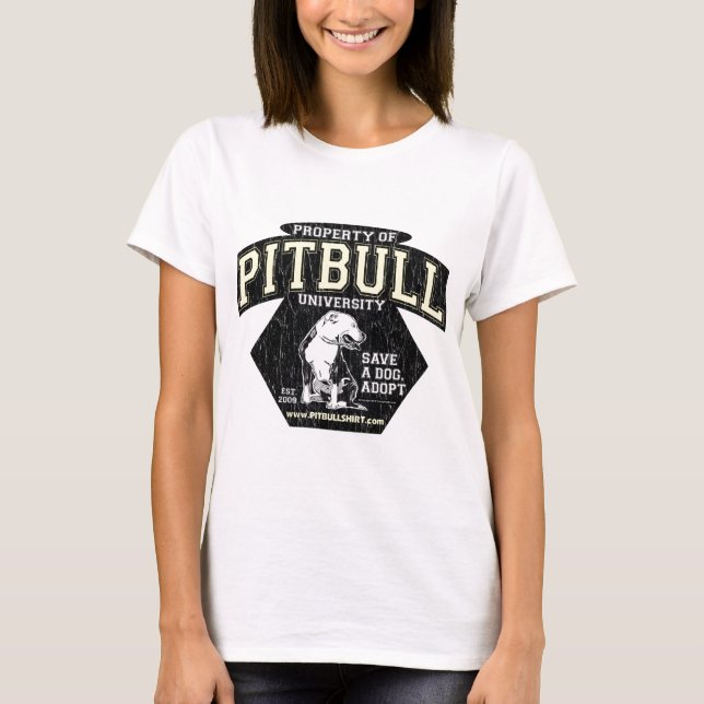 PITBULL-universiteten T-shirt (Framsida)