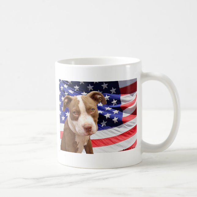 Pitbull-valp Kaffemugg (Höger)