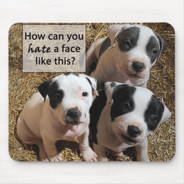 PitBull valpar Mousepad Musmatta (Framsidan)
