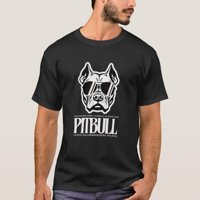 Pitbull-världen T Shirt (Framsida)
