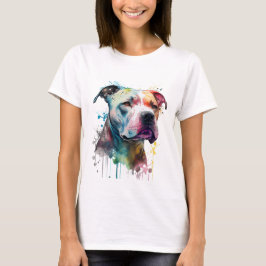 Pitbull vibrante: un toque de vida t shirt