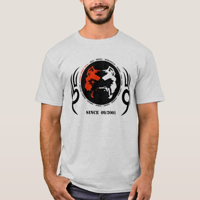 Pitbull wardogt-skjorta tee shirt (Framsida)