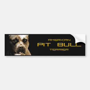 PITbullen Bildekal