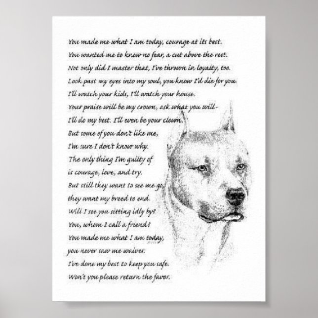 pitbullpoem poster (Framsidan)