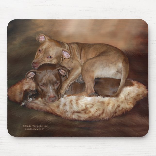 Pitbulls - den mer mjuka sidan Mousepad Musmatta (Framsidan)