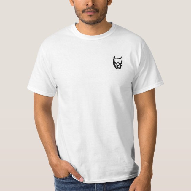 pitbullt-skjorta tee (Framsida)