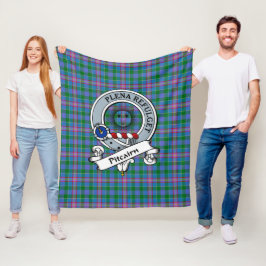 Pitcairn Klan Badge Tartan Play Fleecefilt