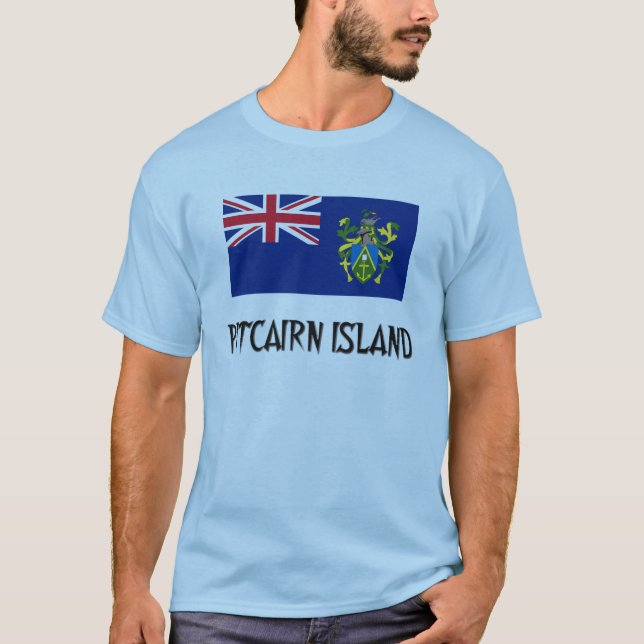 Pitcairn öflagga t shirt (Framsida)